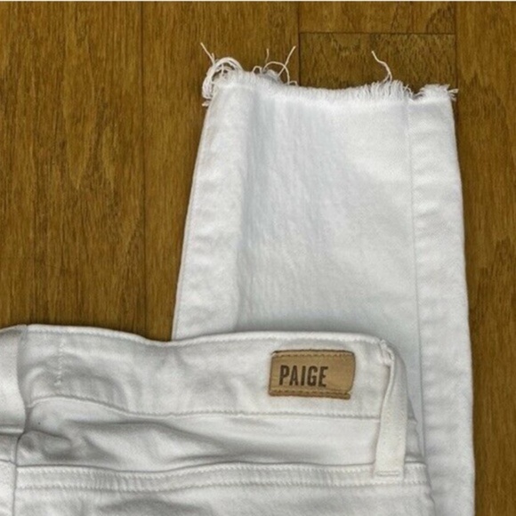 Pure White Paige Verdugo Crop Jeans - Picture 2 of 7